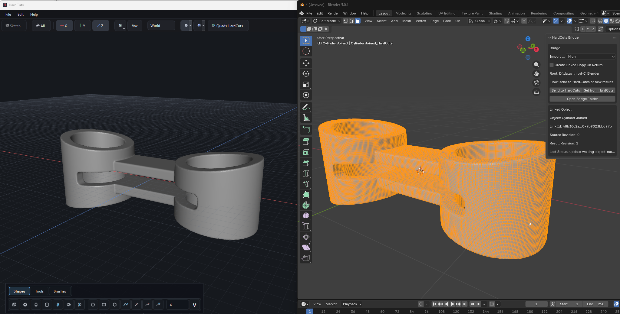 Quad Remesh Export